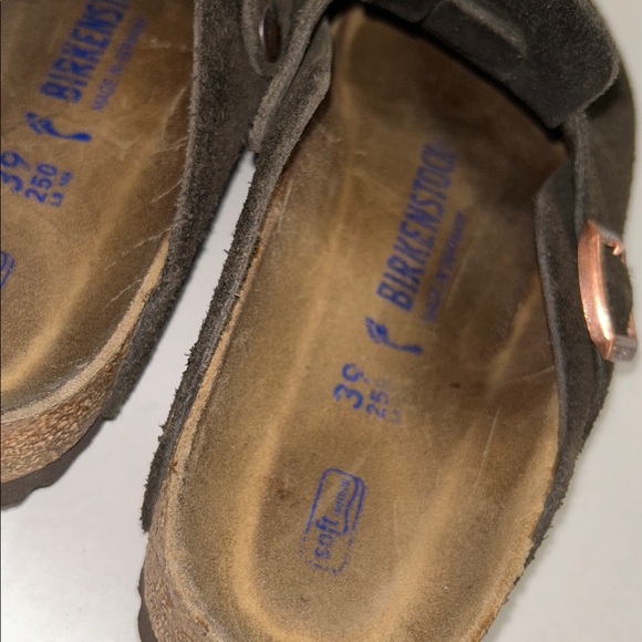 Birkenstock Black Suede Clogs - Picture 14 of 16